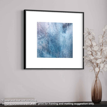 Chizu Omori Fine Art Prints on Paper Blue Earth Series #3 (framed-B)